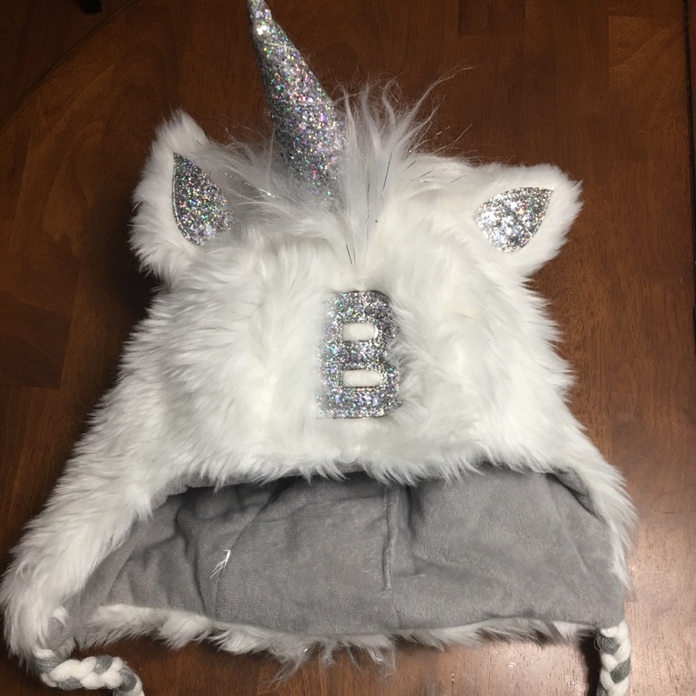 NWOT Justice Unicorn Winter Hat